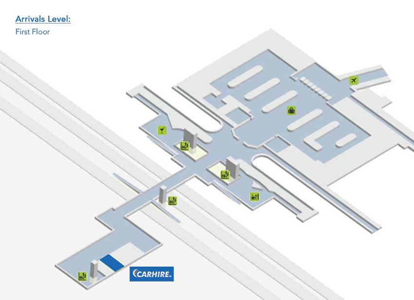 About Dublin Airport Terminal 2 Map CARHIRE.ie